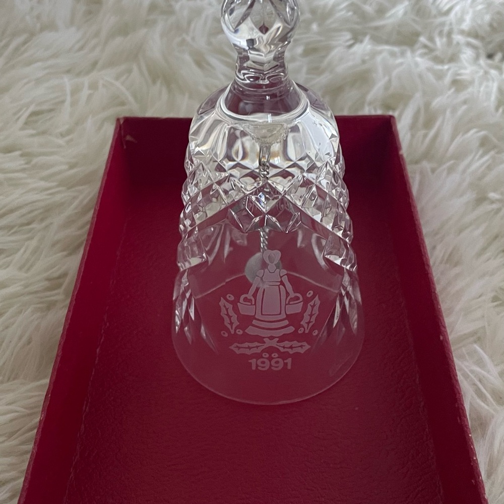 1991 Waterford Crystal Bell with Engraving